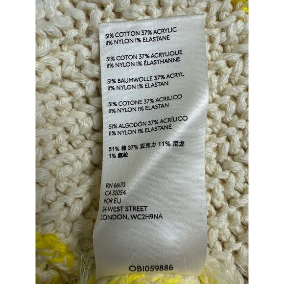 Free People Size XS Sunbrite Cotton Blend Sweater Cropped Oversized REVOLVE - Picture 11 of 16